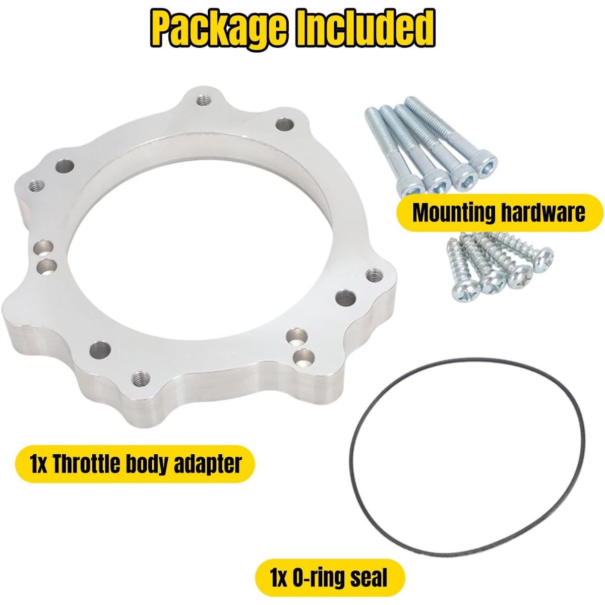 Hellcat Throttle Body Adapter 6.4L Intake 92mm Charger Challenger 300 Scat Pack