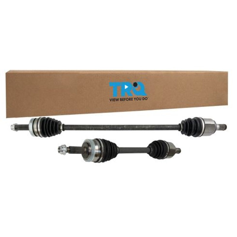 TRQ CV Axle Set L R for 11-15 Hyundai Sonata Hybrid 11-16 Kia Optima Hybrid