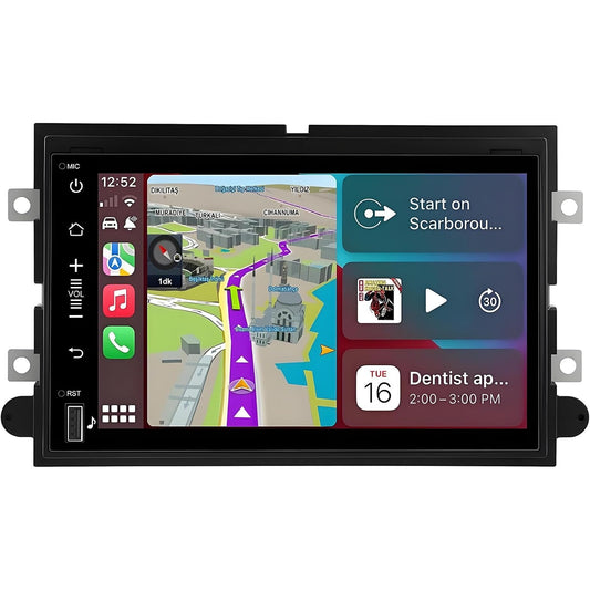 Android 14 Radio Ford F150 2004-2008 7in Touchscreen CarPlay GPS 4GB 32GB