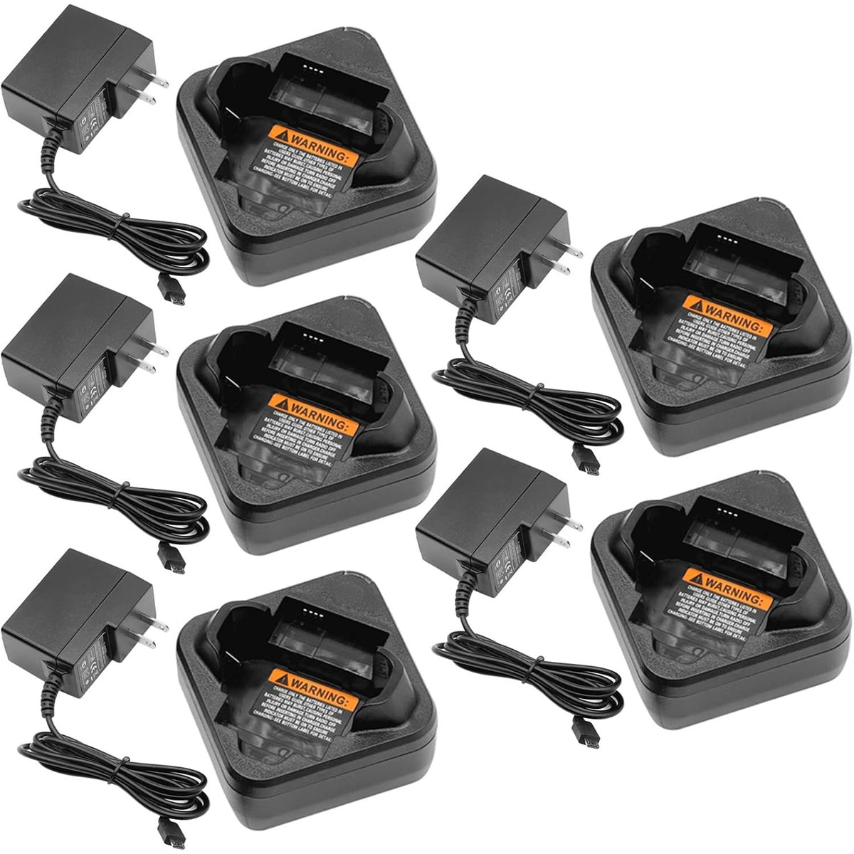 5 Pack PMLN7109A PMLN7094A Rapid Charger for Motorola SL300 TLK100 SL1M