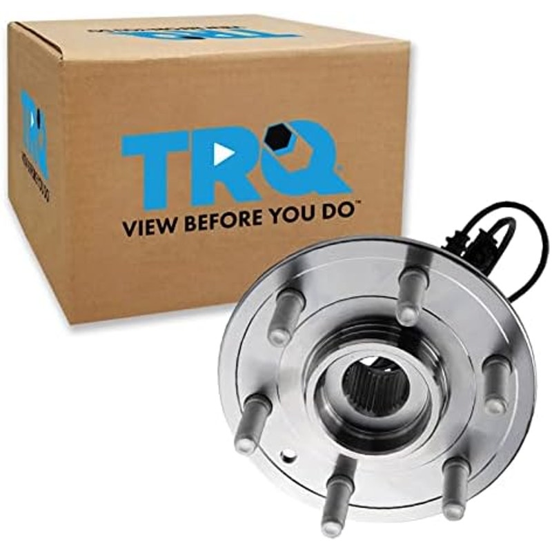 TRQ BHA71539 Front Wheel Bearing Hub Assembly w/ABS 6 Lug for 19-23 Ram 1500