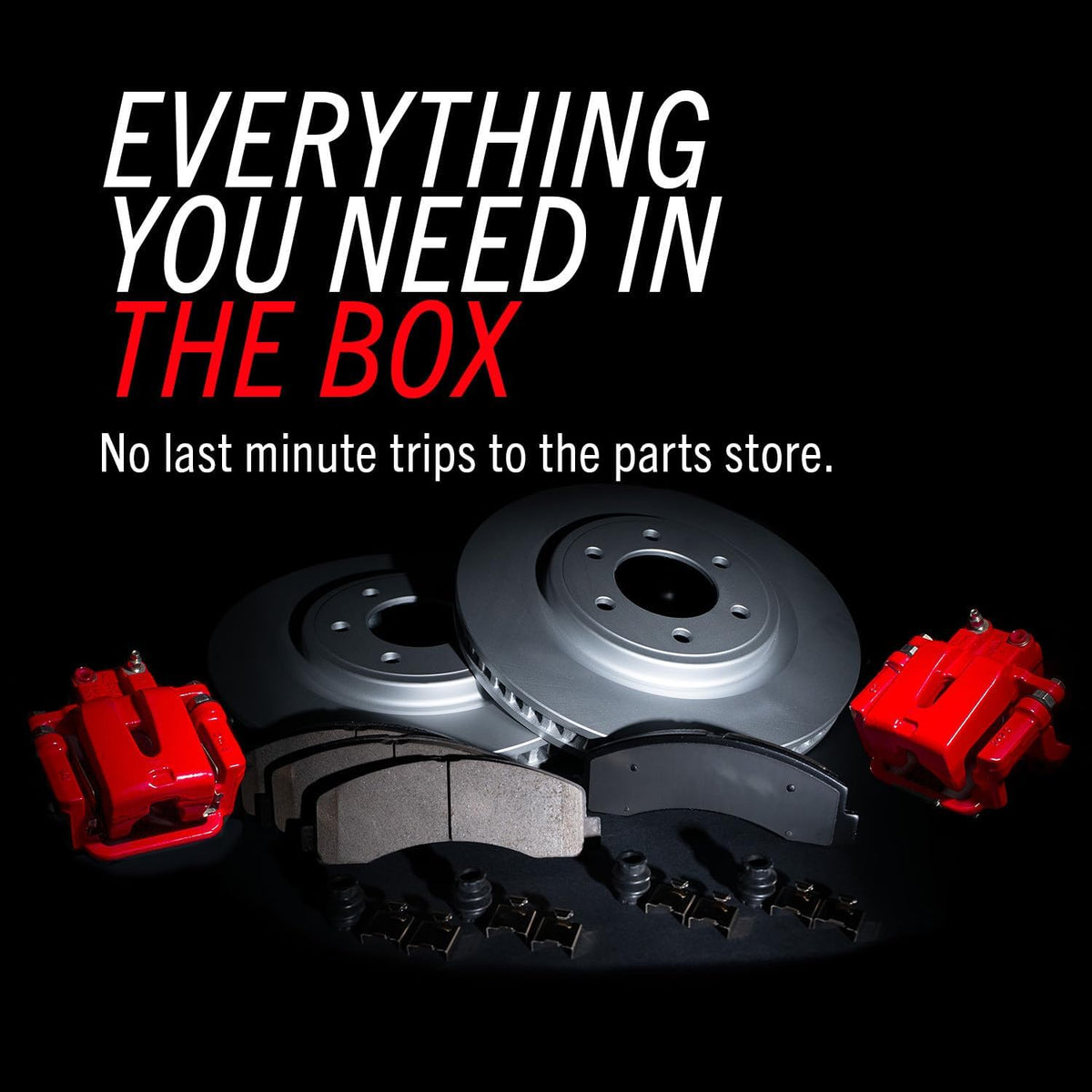 PowerStop Z23 CPC2915B-23 Front Brake Kit 2009 Nissan 350Z Red Calipers