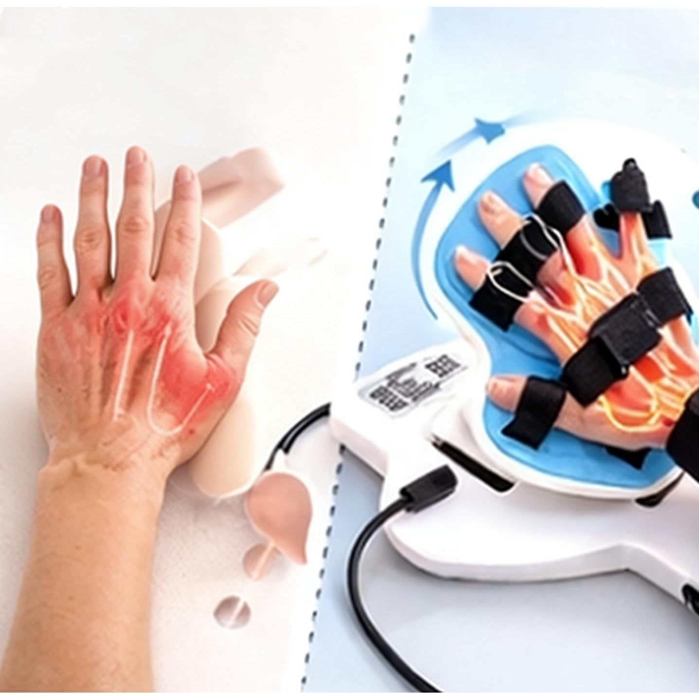 Electric Wrist Rehabilitation Device Flexion Extension Exerciser 0-90 9 Modes