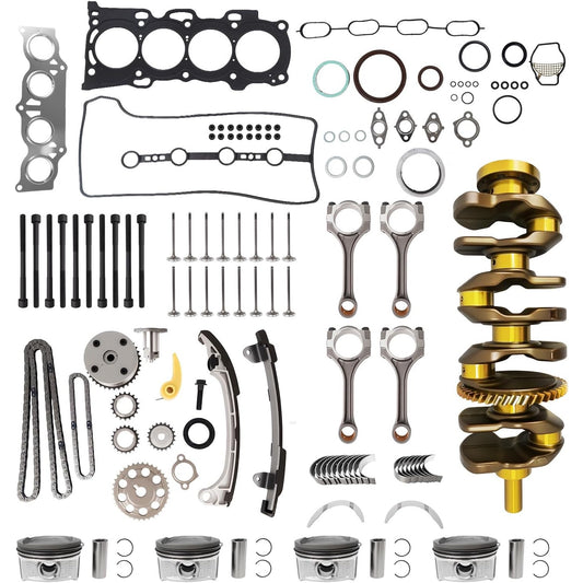 2AZ-FE 2.4L Engine Rebuild Kit Crankshaft Timing Chain Head Gasket 13401-28030