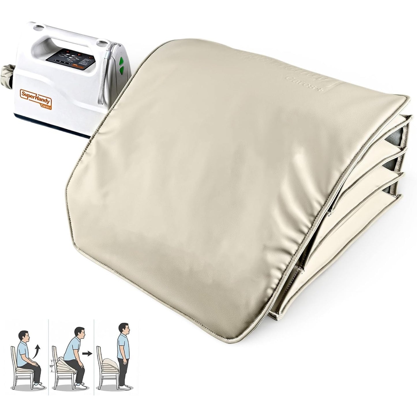 SuperHandy Electric Seat Lift Assist Cushion Elderly 400 lb Sit to Stand Remote
