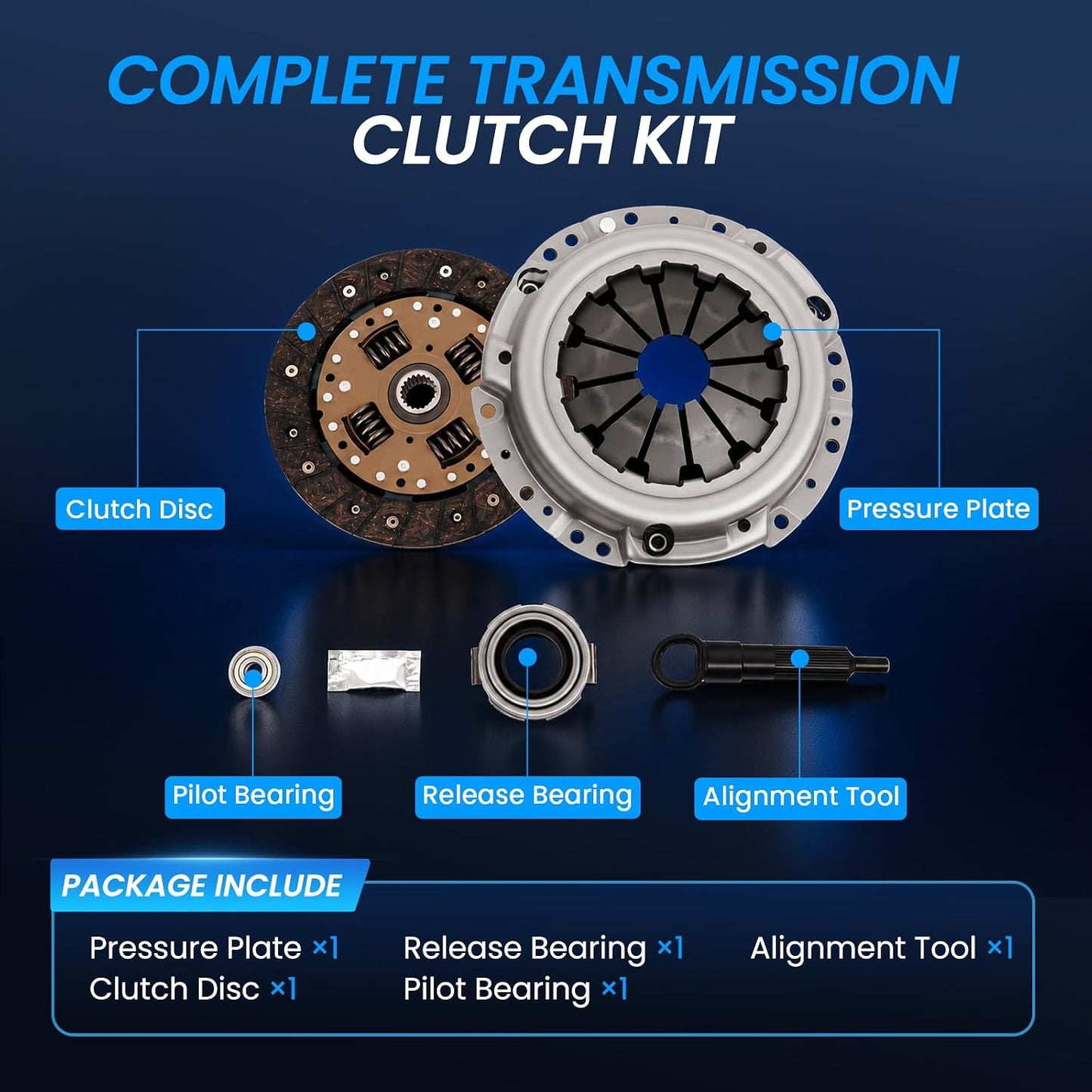 Clutch Kit Suzuki Samurai 1986-1995 Sidekick 1.3L 7.5" 20 Spline 04-104 L04104