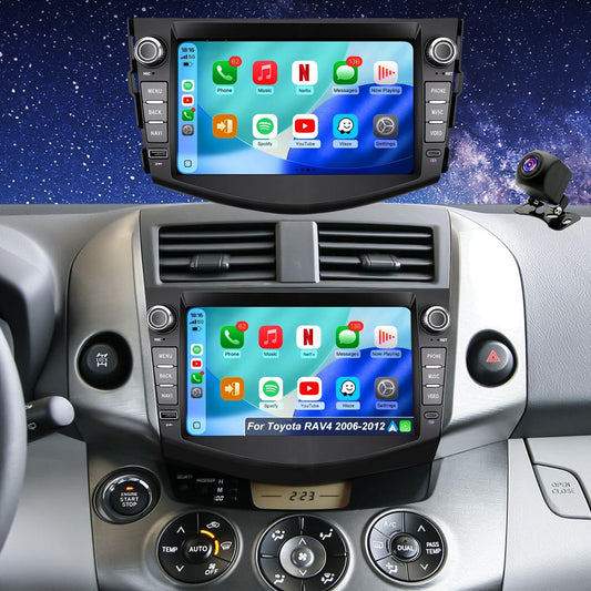 8" Car Stereo for Toyota RAV4 2006-2012 Wireless CarPlay Android Auto GPS 5G WiFi