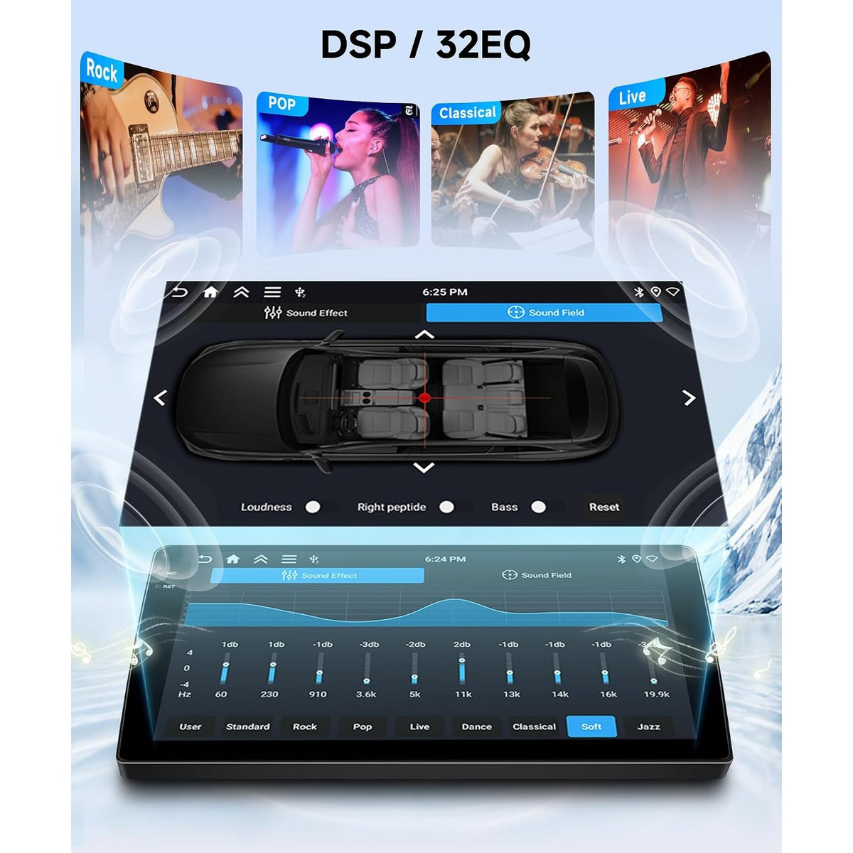 9" Car Radio Chevy Silverado GMC Yukon Tahoe Suburban 2007-2013 CarPlay Auto