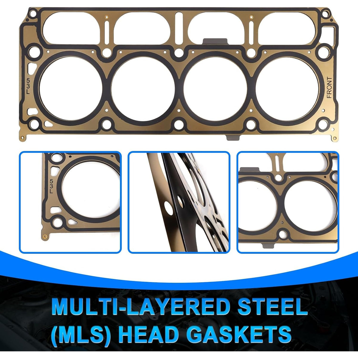 WANGSHENG AFM DOD Kit L83 5.3L Cam Lifter Gasket Bolts 2014-18 GM
