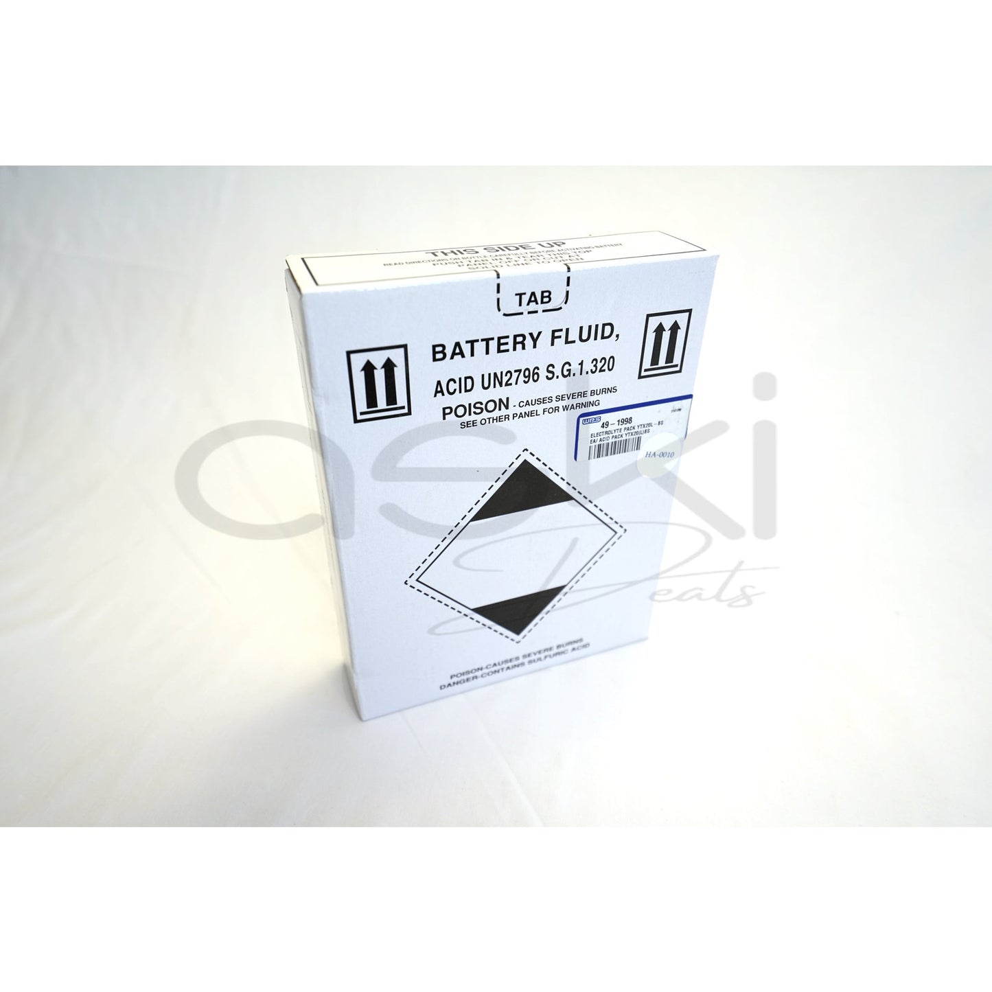 Yuasa YUAX20MPK Electrolyte Acid Pack for YTX20L-BS Fresh Pack Battery