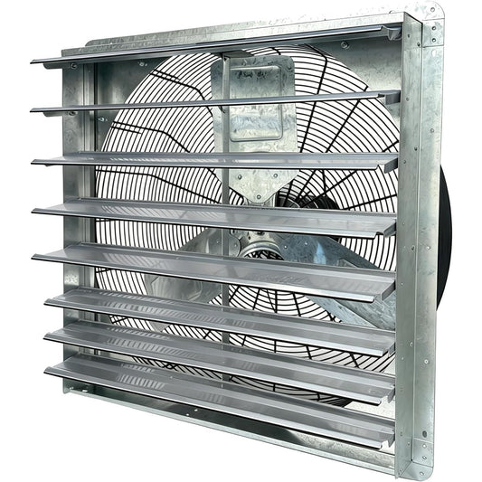 iLIVING 30" Smart Shutter Exhaust Fan 5088 CFM WiFi 12 Speed BLDC Garage Barn