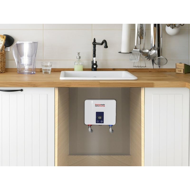 ThermoMate ET035N 3500W 120V Tankless Water Heater 3.5kW Under Sink ETL