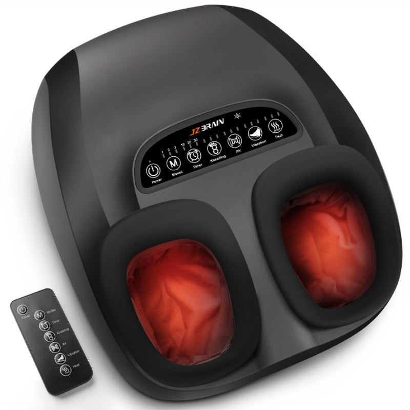 JZBRAIN FE-5318 Shiatsu Foot Massager with Heat Kneading Vibration Compression
