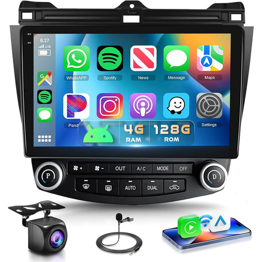 Honda Accord 2003-2007 Android 15 Car Stereo 10.1" CarPlay Android Auto 4+128G
