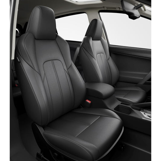 Custom Fit Seat Covers Toyota Corolla 2020-2026 SE XSE FX Black Leather Set