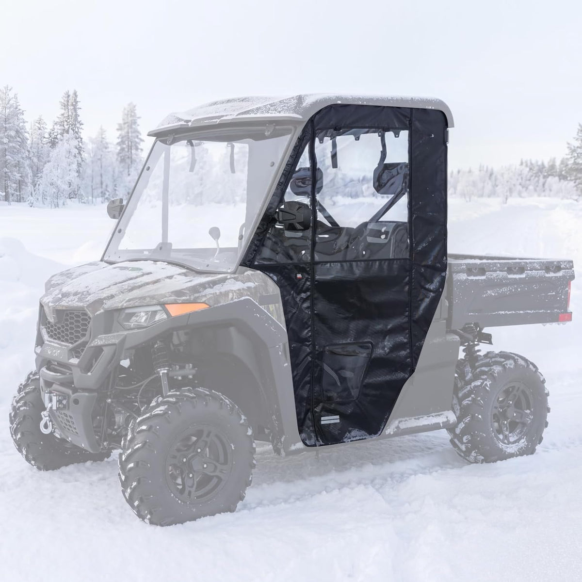KEMIMOTO Soft Cab Doors CFMOTO UFORCE 600 2021-2026 UTV Enclosure YKK