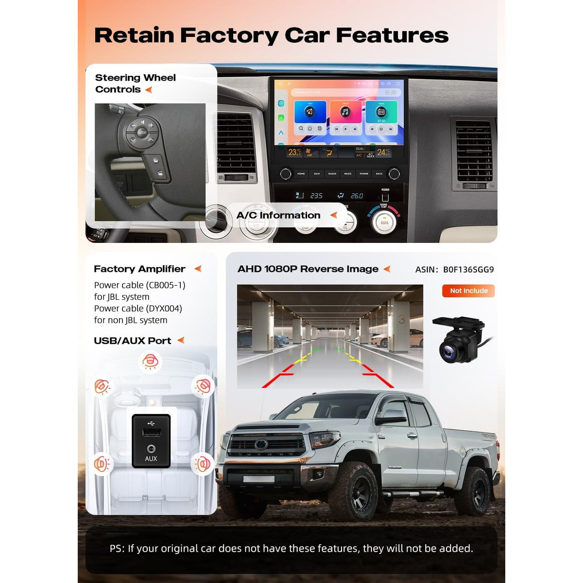 Dasaita 11.6 QLED Android 13 Radio Toyota Tundra 07-13 CarPlay 6GB 64GB