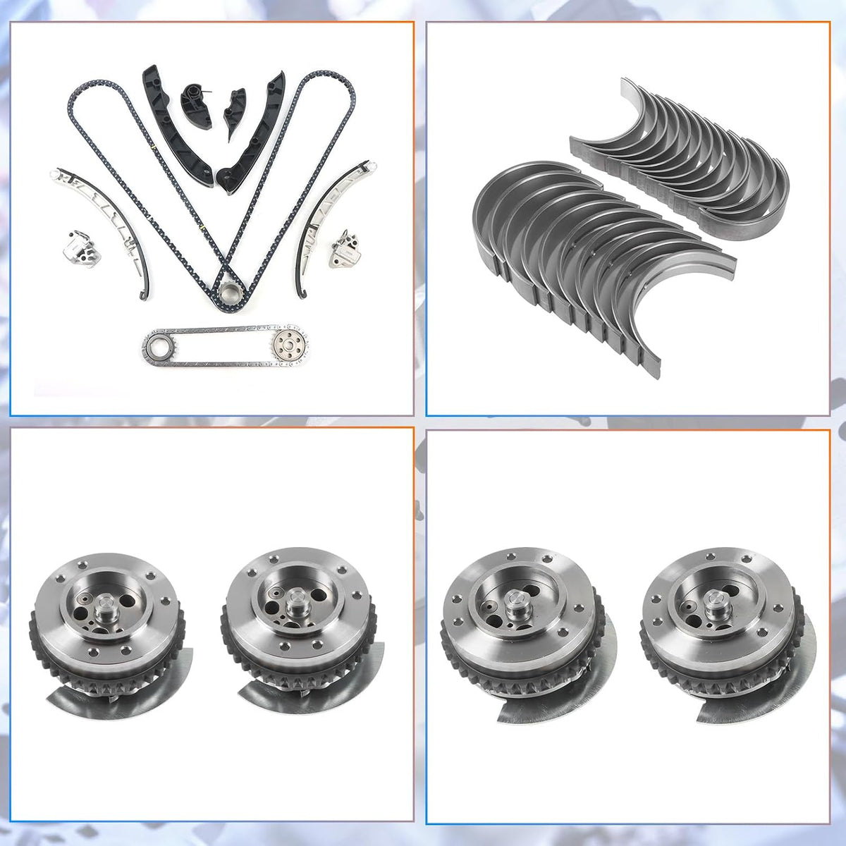 AJ133 508PS 5.0L V8 Engine Rebuild Kit Jaguar Land Rover LR061550 LR061551