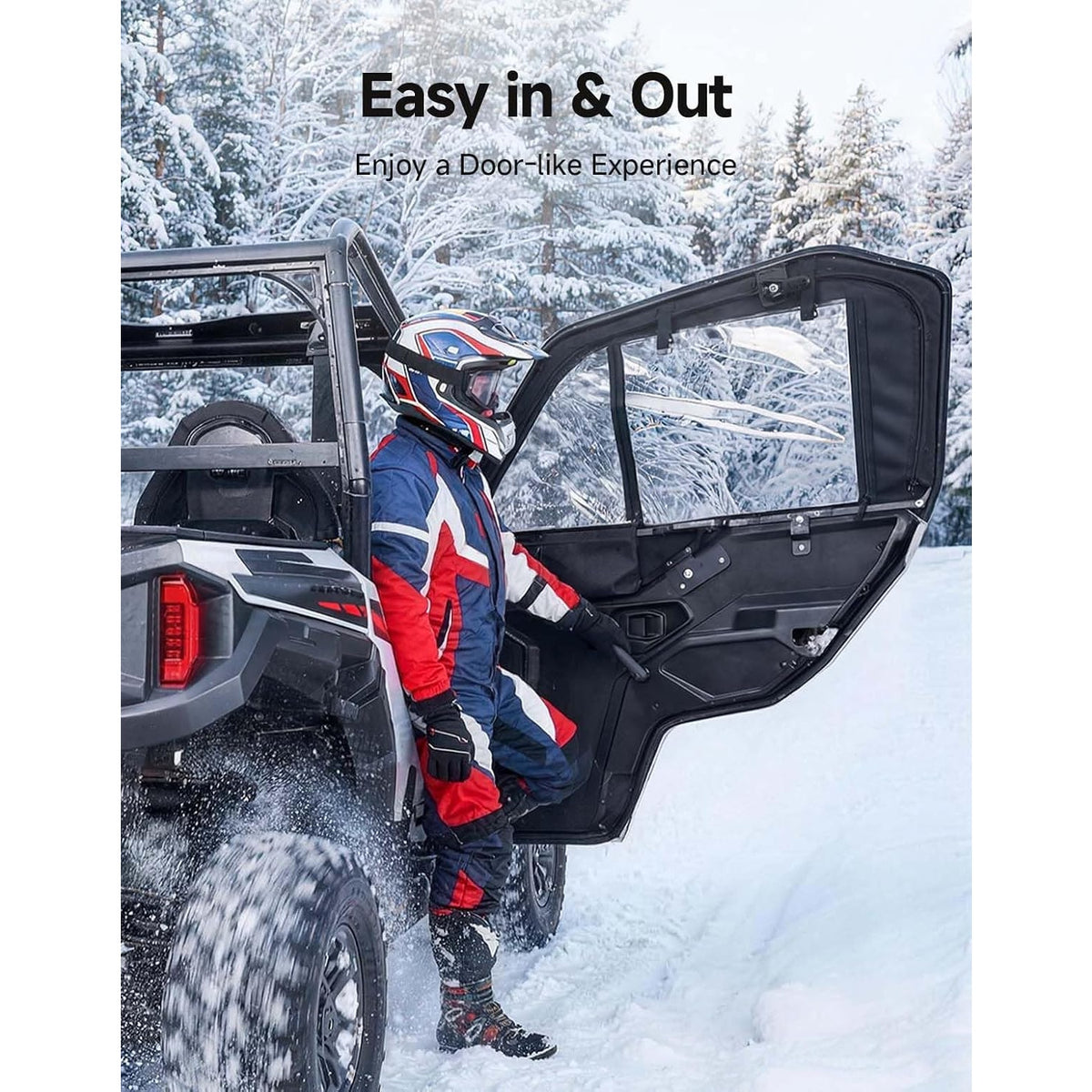 KEMIMOTO Framed Upper Doors Polaris General 1000 XP 1000 2016-2026 2 Seat UTV