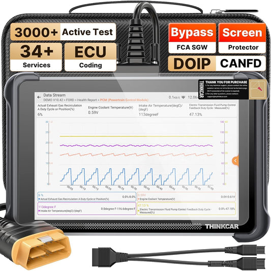 THINKCAR THINKSCAN 689 OBD2 Scanner Bidirectional ECU Coding 3000+ Tests