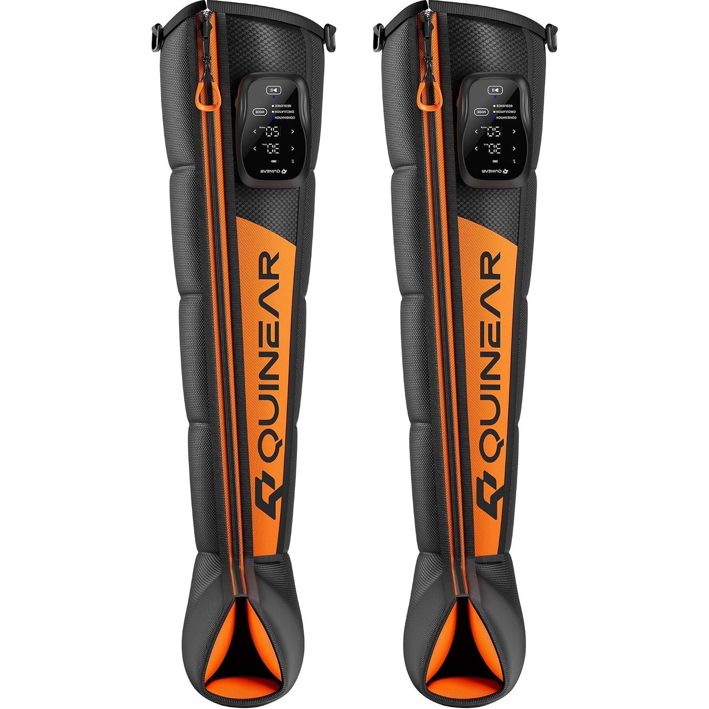 QUINEAR Cordless Leg Recovery System Compression Boots 11 Levels 3 Modes Large