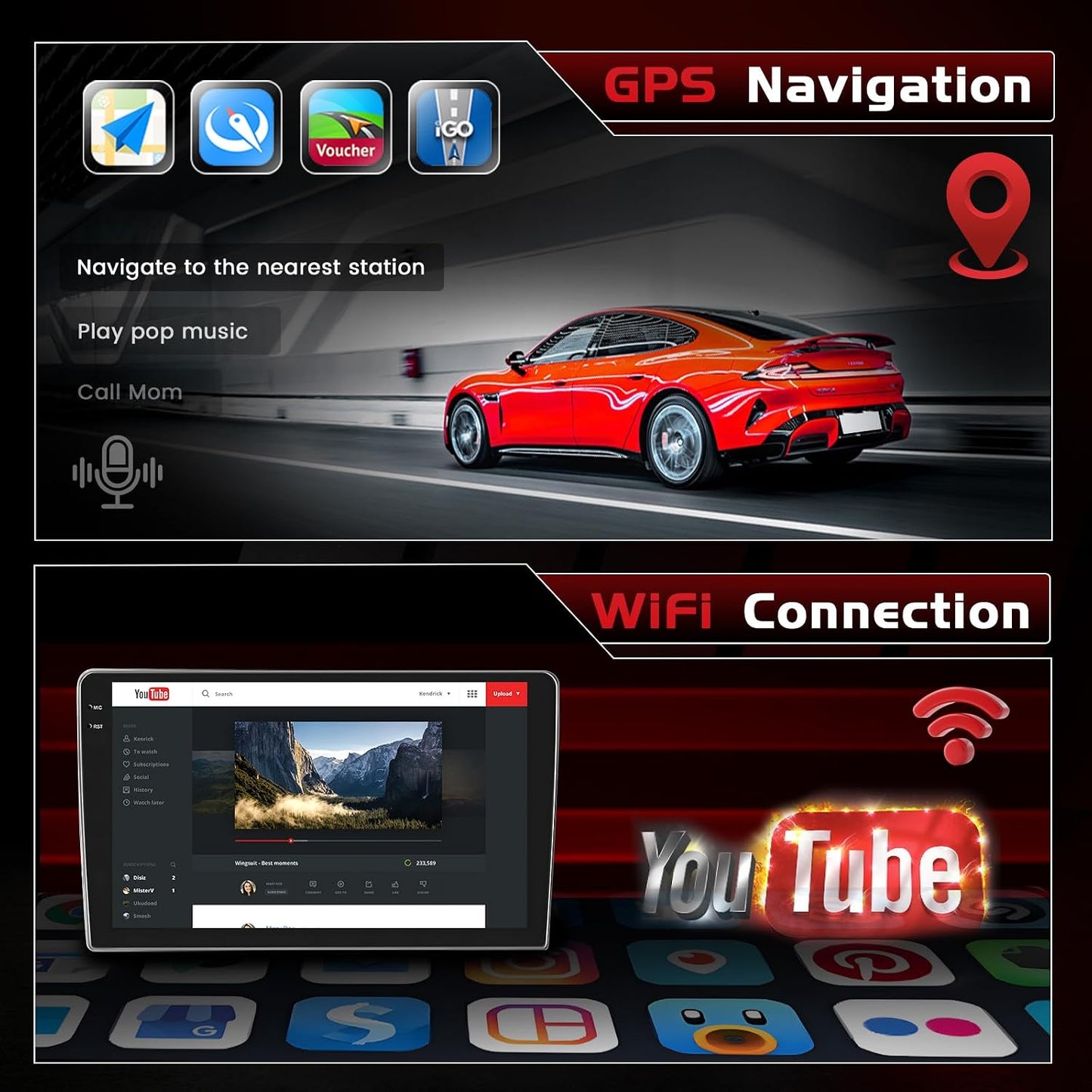 Nissan Versa Sedan 2015-2019 Android 15 Car Stereo 10.1" CarPlay GPS 4+128G
