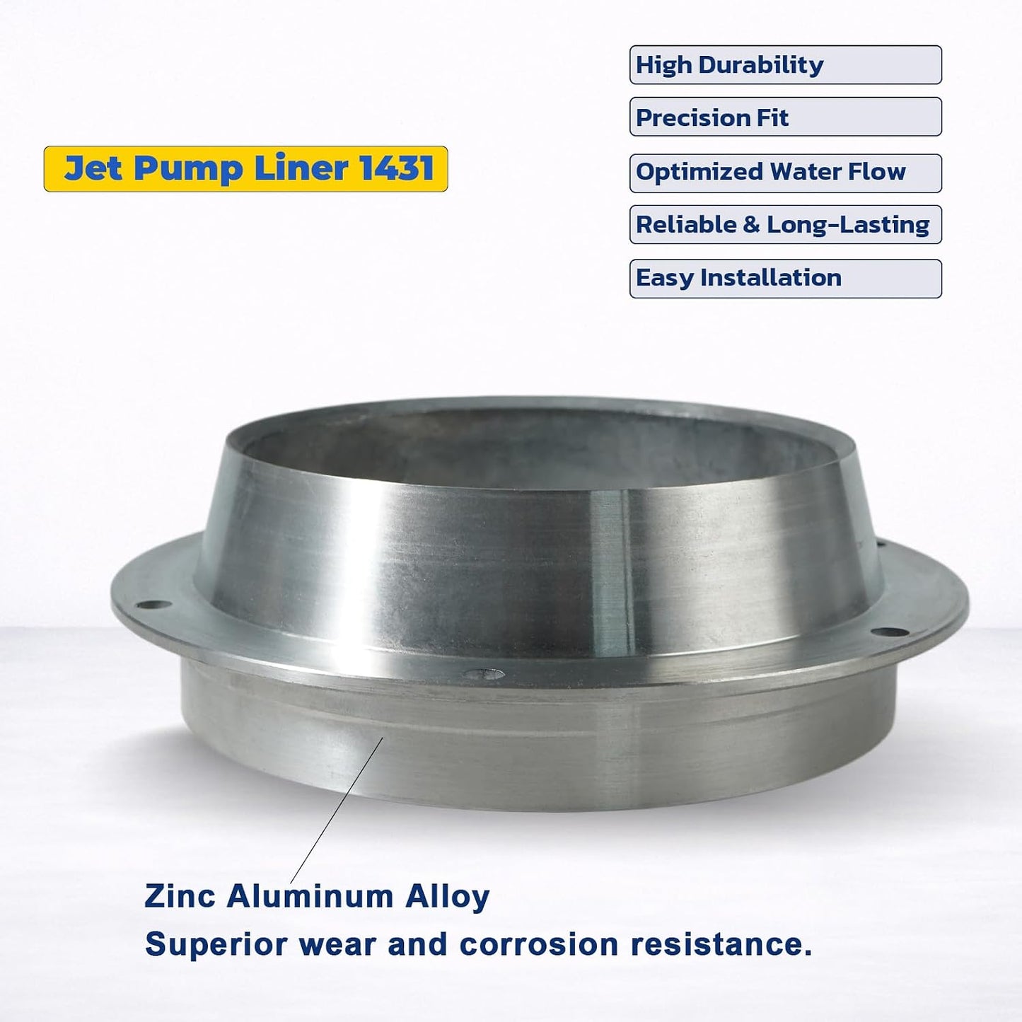 7 3/8 Flanged Liner Wear Ring Replaces Part# 1431, for 1756 1738 Large Outboard Jet