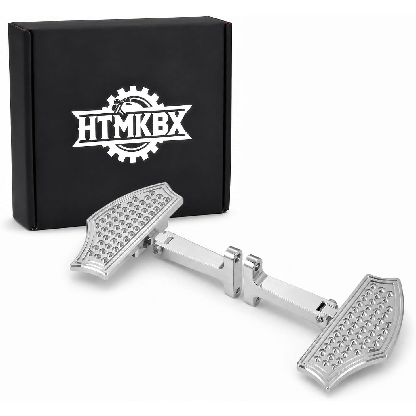 Rear Passenger Mini Floorboards Male Mount Harley Touring, Softail, Dyna