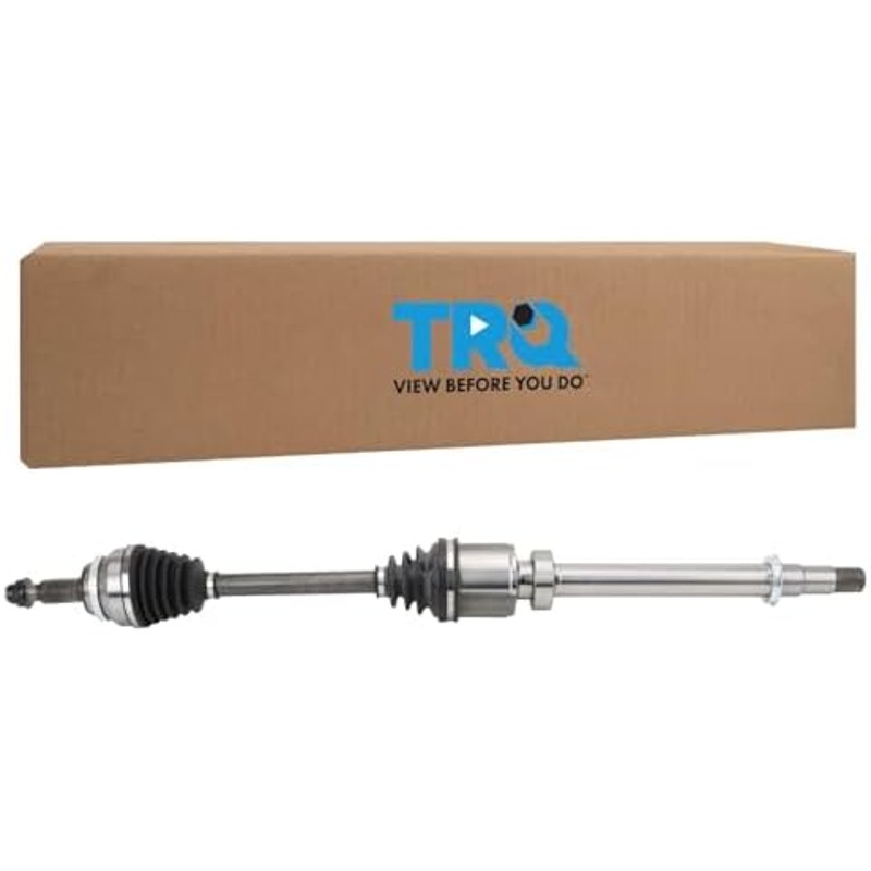 TRQ Front Right CV Axle Shaft Passenger for 2014-19 Toyota Highlander Hybrid AWD