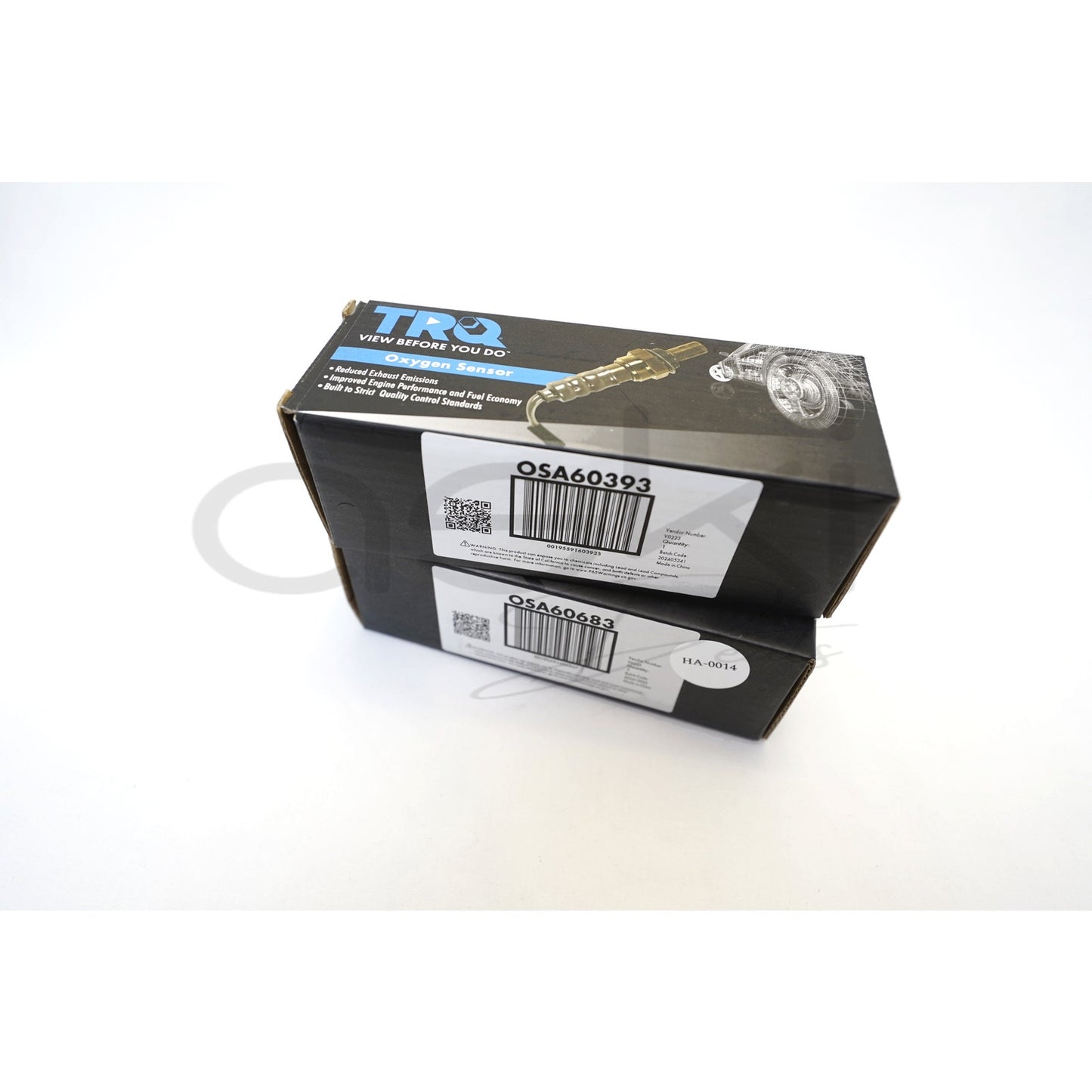 TRQ OSA61841 Upstream A/F + Downstream O2 Set for 14-18 Forester XT 15-20 WRX