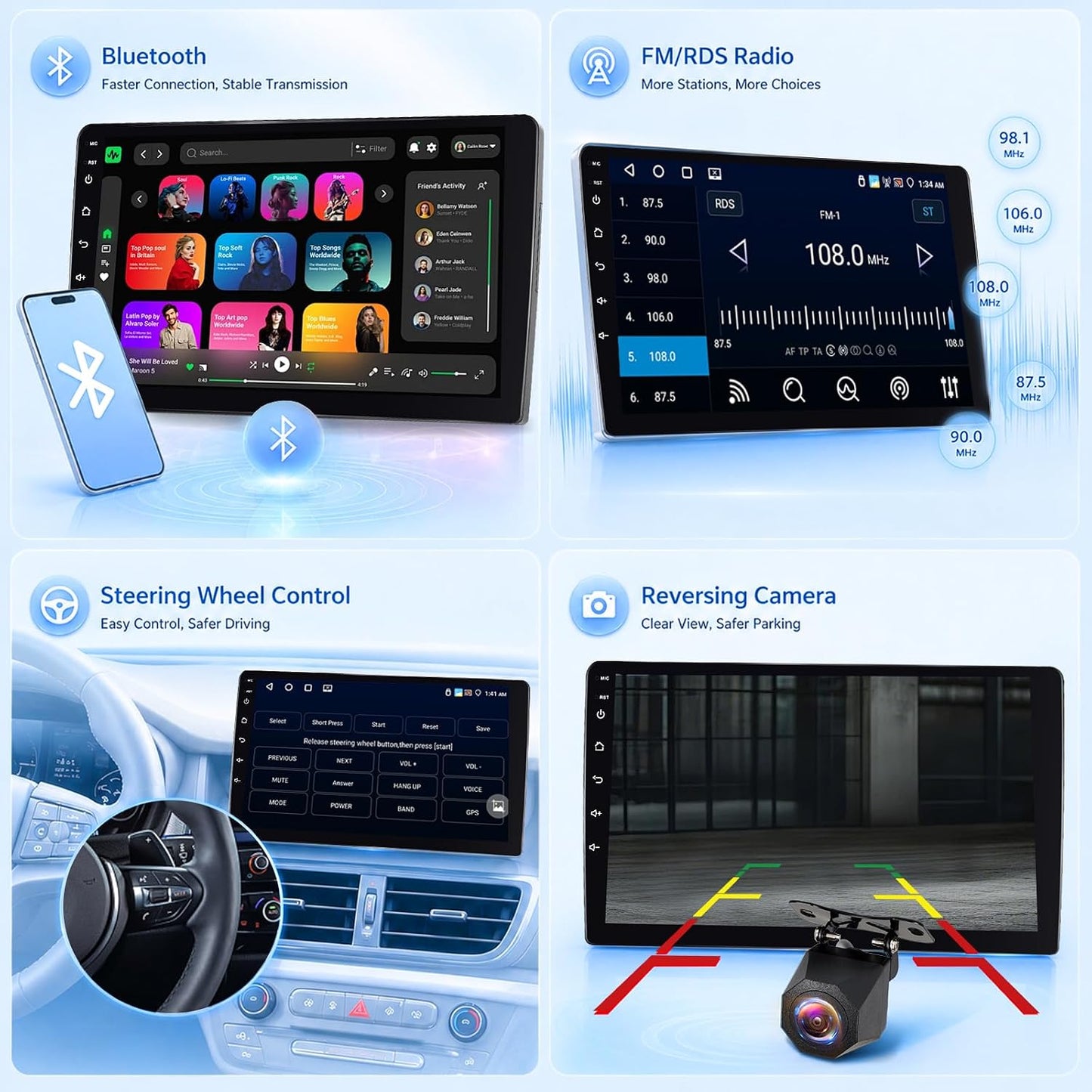 Dodge Ram 1500 2500 3500 2002-2005 Android Car Stereo CarPlay GPS 4+64G Camera