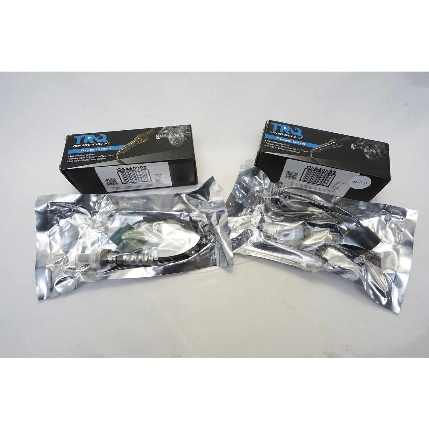 TRQ OSA61841 Upstream A/F + Downstream O2 Set for 14-18 Forester XT 15-20 WRX
