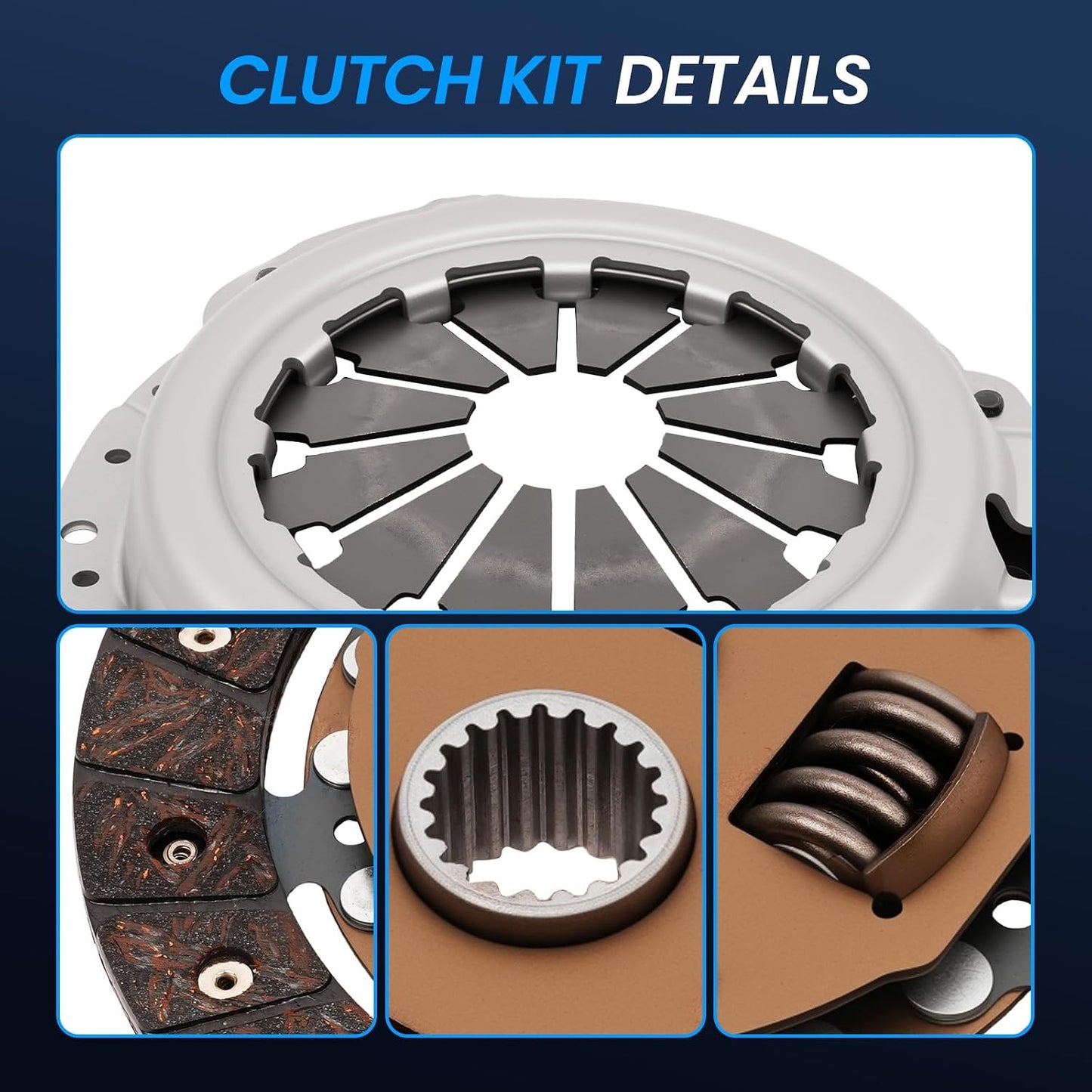 Clutch Kit Suzuki Samurai 1986-1995 Sidekick 1.3L 7.5" 20 Spline 04-104 L04104
