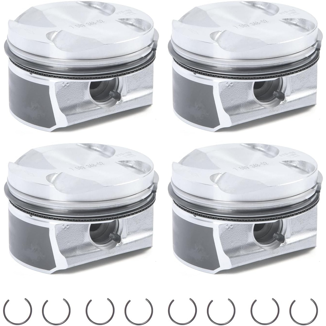 4pcs Pistons and Rings 77mm N12 N16 Mini Cooper 1.6L NA 2006-2016 11257589348