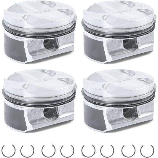 4pcs Pistons and Rings 77mm N12 N16 Mini Cooper 1.6L NA 2006-2016 11257589348