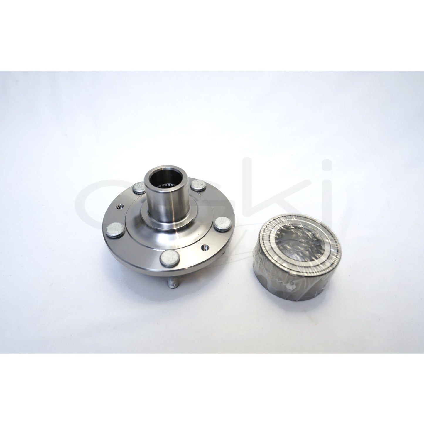 TRQ BHA53241 Front Wheel Bearing and Hub Kit 2pc for 06-12 Fusion MKZ Milan