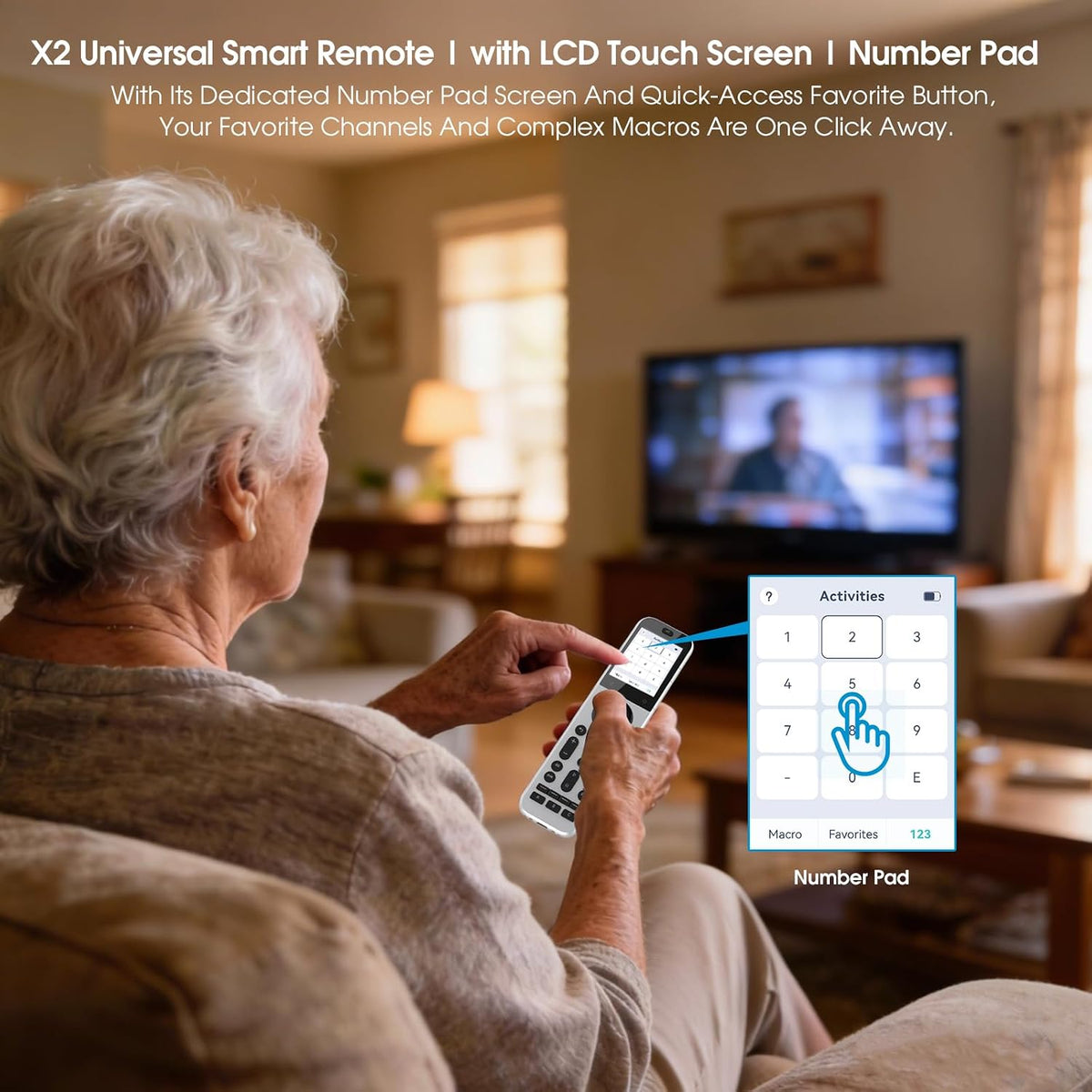 SofaBaton X2 Universal Remote Control Touch Screen Only Remote No Hub