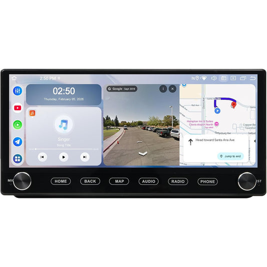 Roadanvi X14 12.3" Android 14 6G+128G RAV4 2019-22 CarPlay GPS Stereo Knobs