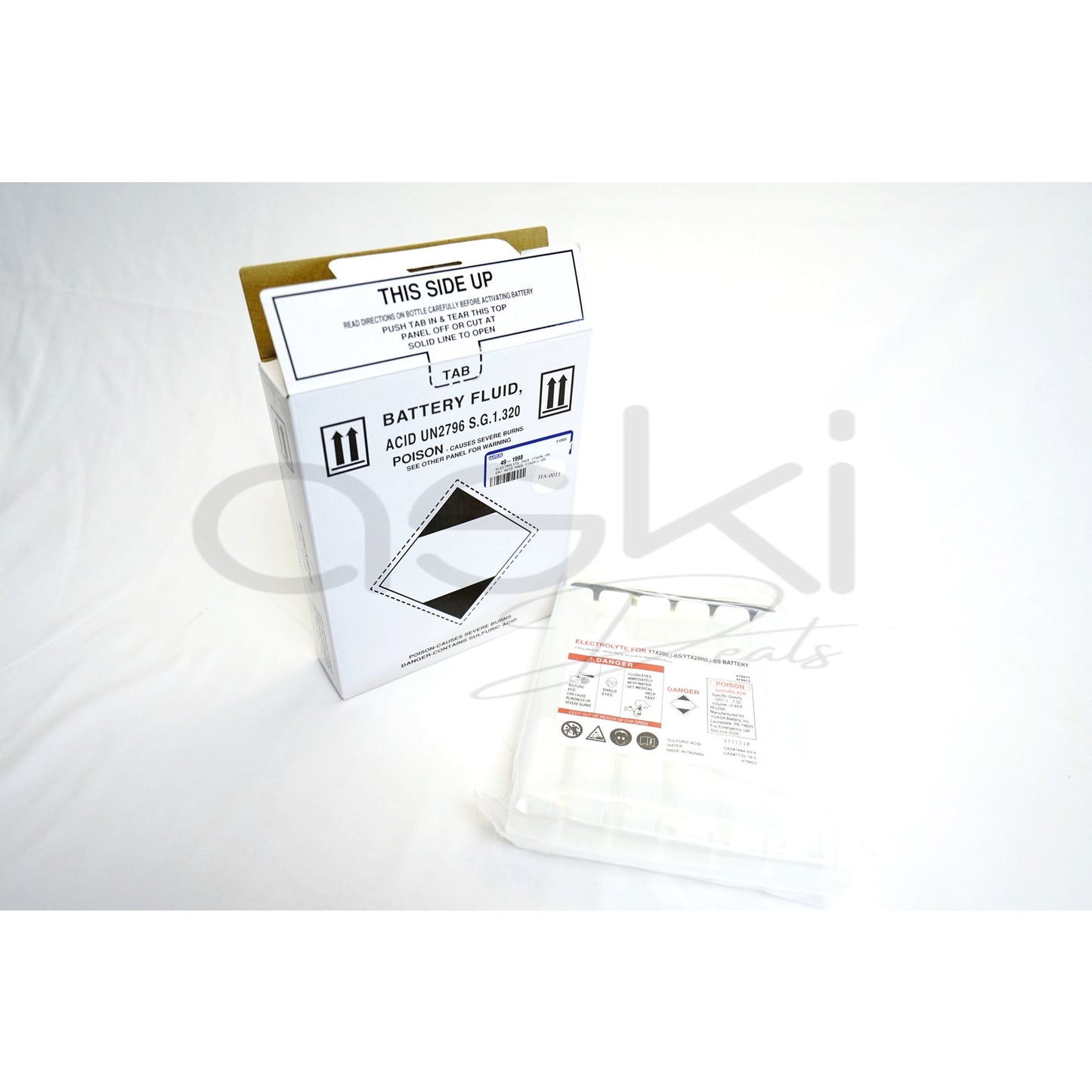 Yuasa YUAX20MPK Electrolyte Acid Pack for YTX20L-BS Fresh Pack Battery