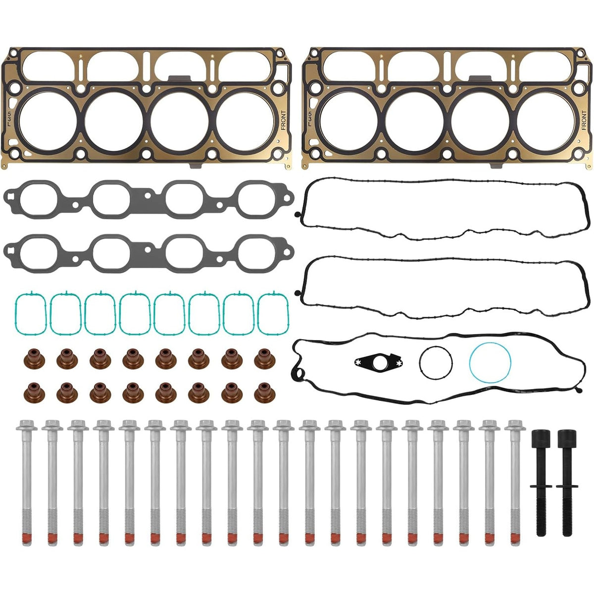 WANGSHENG AFM DOD Kit L83 5.3L Cam Lifter Gasket Bolts 2014-18 GM