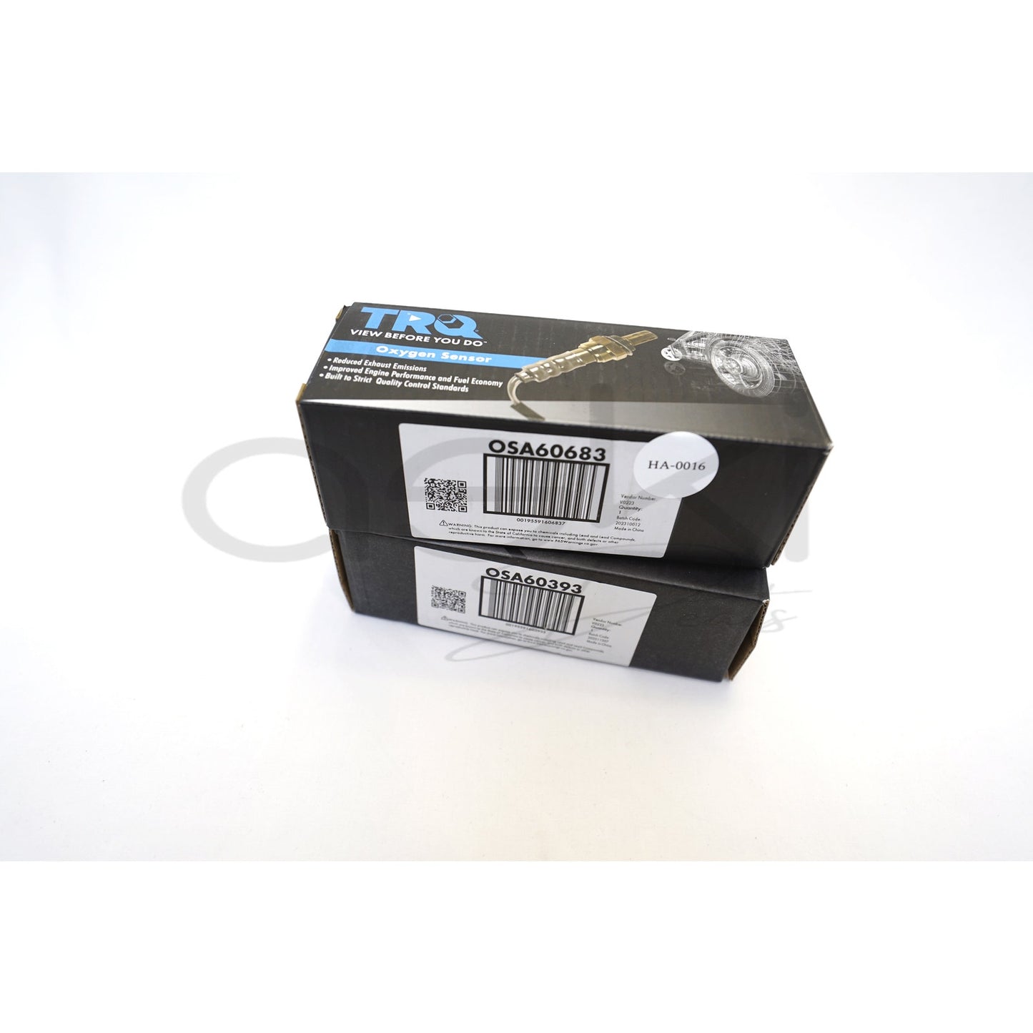 TRQ OSA61841 Upstream A/F + Downstream O2 Set for 14-18 Forester XT 15-20 WRX
