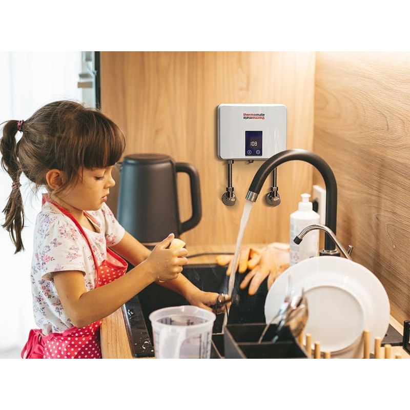 ThermoMate ET035N 3500W 120V Tankless Water Heater 3.5kW Under Sink ETL