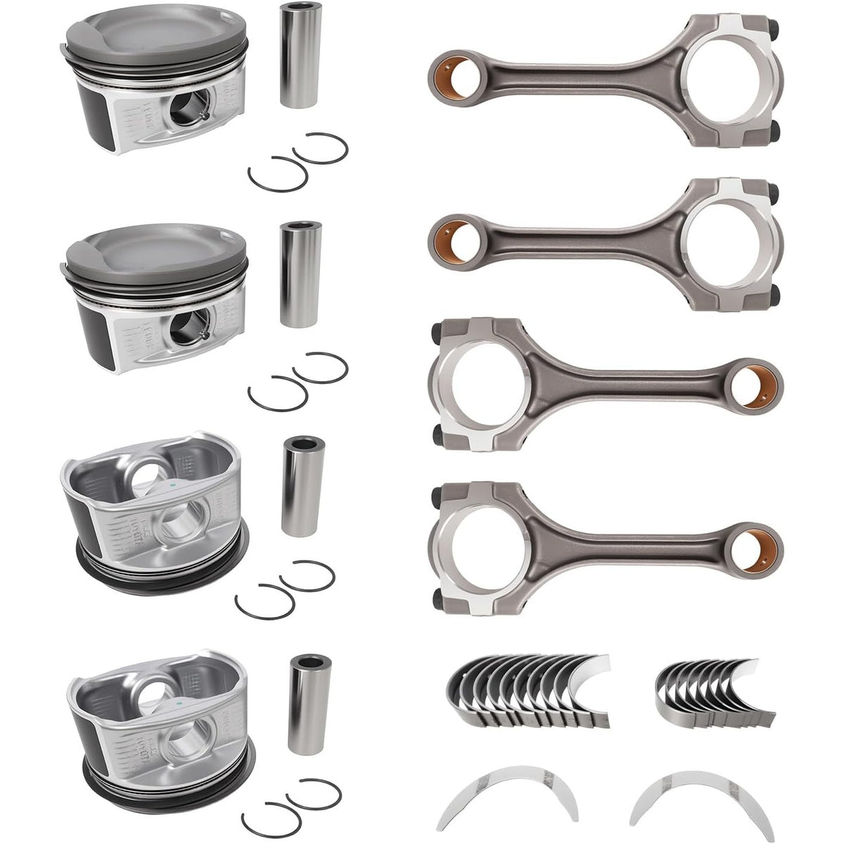 2AZ-FE 2.4L Engine Rebuild Kit Crankshaft Timing Chain Head Gasket 13401-28030