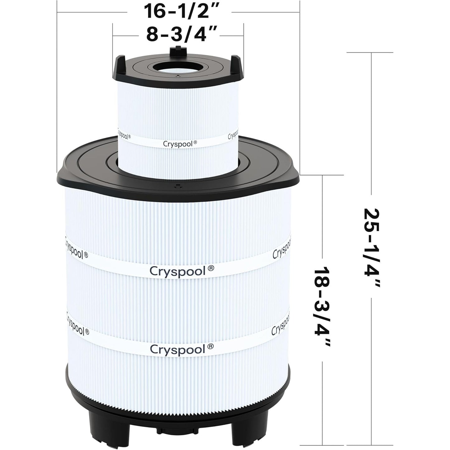 Pool Filter Cartridge Set S7M400 400 Sq Ft Sta-Rite System 3 Inner Outer 170146