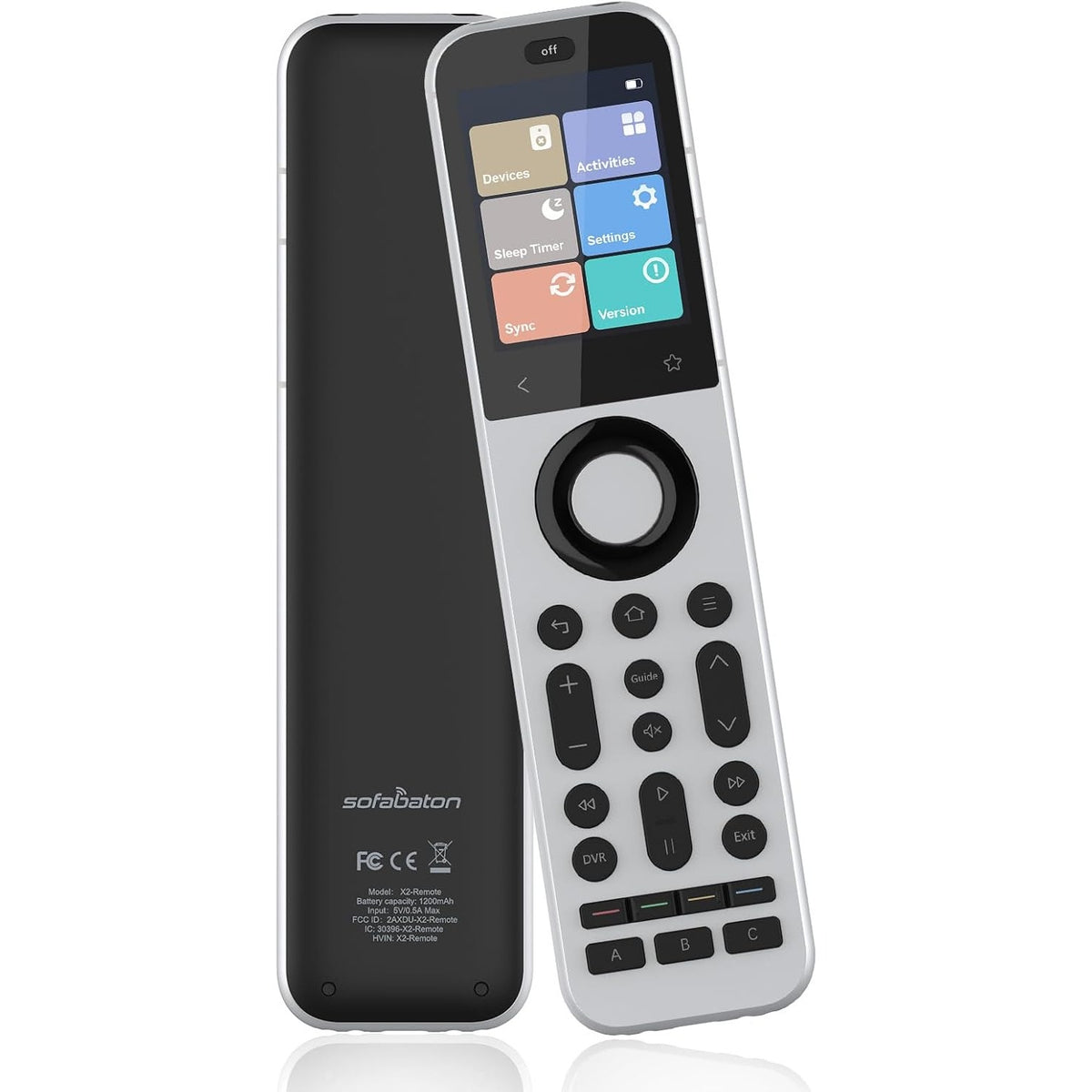 SofaBaton X2 Universal Remote Control Touch Screen Only Remote No Hub