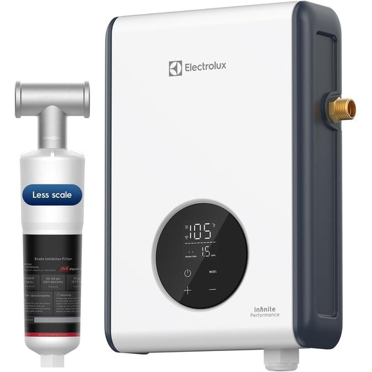 Electrolux 11kW Tankless Electric Water Heater WiFi Alexa 240V 2.59 GPM