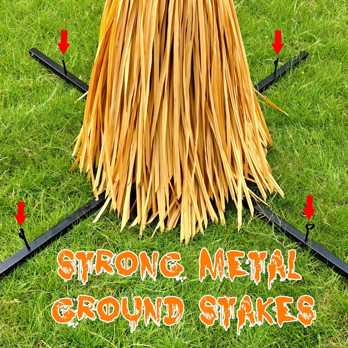 10.5FT Flying Witch Halloween Animatronic Hovering Broom Sound Light Outdoor