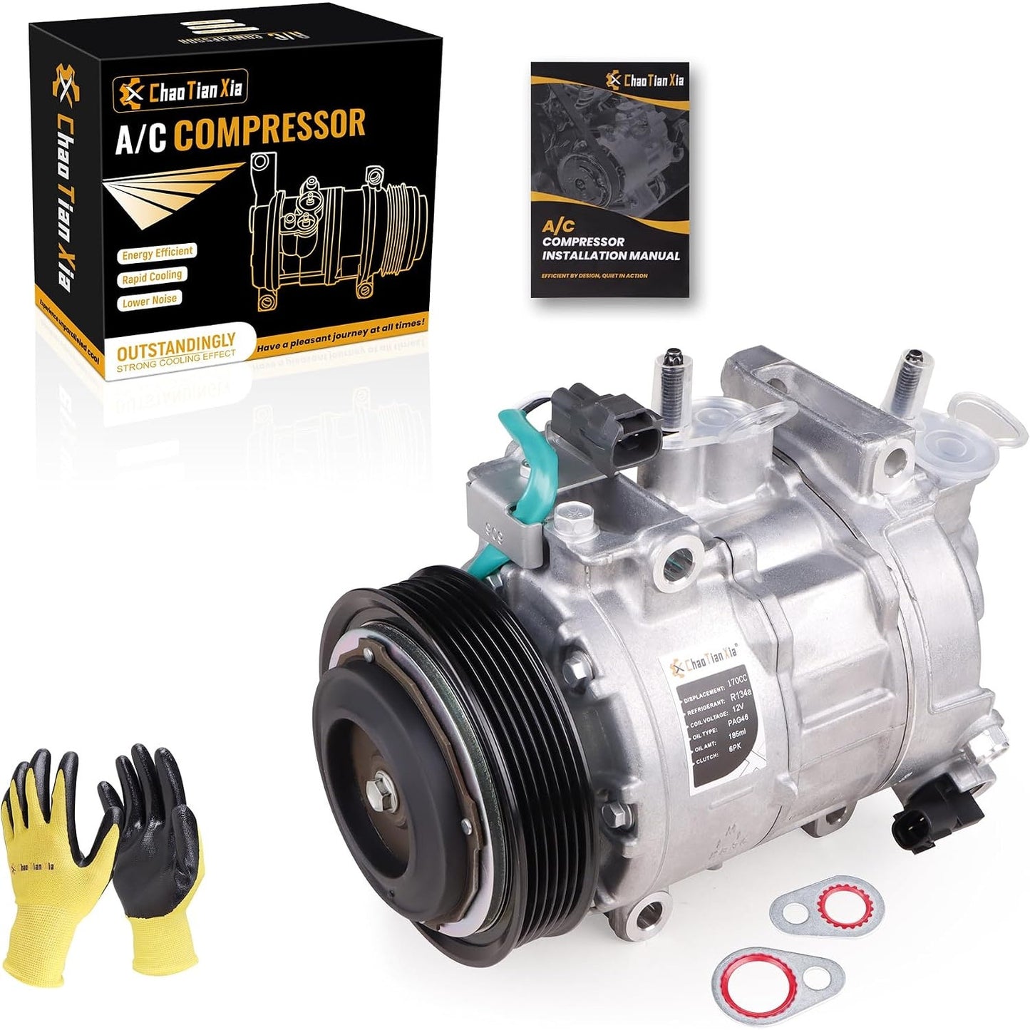 AC Compressor Clutch Chrysler 300 Dodge Charger Challenger 3.6L 14-23 68160395