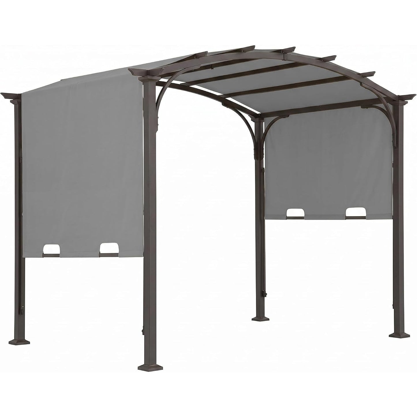 Gray 10x10 Pergola Replacement Canopy Cover for Allen + Roth L-PG152PST-B (COVER ONLY)