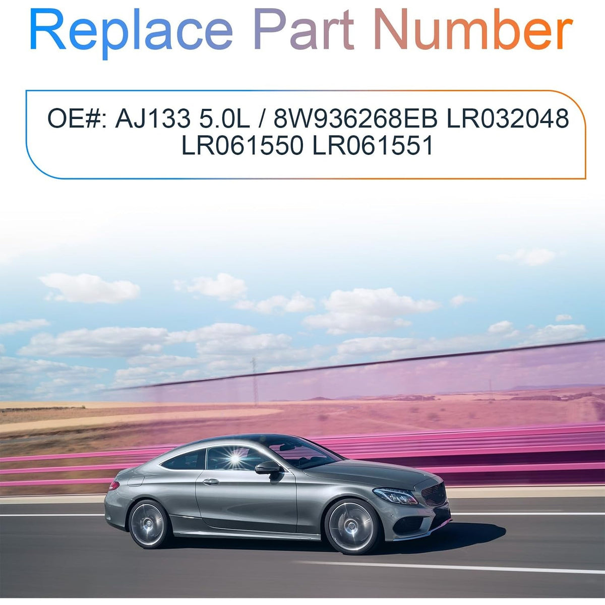 AJ133 508PS 5.0L V8 Engine Rebuild Kit Jaguar Land Rover LR061550 LR061551